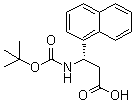 (betaS)-beta-[[(1,1-Dimethylethoxy)carbonyl]amino]-1-naphthalenepropanoic acid molecular structure (CAS 500770-68-3)