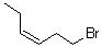 (Z)-1-Bromo-3-hexene molecular structure (CAS 5009-31-4)