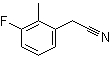 3-Fluoro-2-methylbenzeneacetonitrile molecular structure (CAS 500912-15-2)
