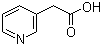 structure of CAS# 501-81-5, 3-Pyridylacetic acid;2-(3-Pyridyl)acetic acid