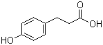 结构式 CAS# 501-97-3, 对羟基苯丙酸