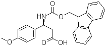 Fmoc-beta-(S)-4-methoxyphenylalanine molecular structure (CAS 501015-30-1)