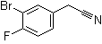 3-Bromo-4-fluorobenzeneacetonitrile molecular structure (CAS 501420-63-9)