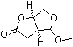 (3aS,6aR)-四氢-4-甲氧基呋喃并[3,4-b]呋喃-2(3H)-酮分子结构 (CAS 501921-30-8)