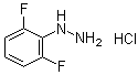 结构式 CAS# 502496-26-6, (2,6-二氟苯基)肼盐酸盐