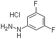 3,5-Difluorophenylhydrazine hydrochloride molecular structure (CAS 502496-27-7)
