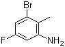 3-Bromo-5-fluoro-2-methylaniline molecular structure (CAS 502496-36-8)