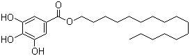Hexadecyl 3,4,5-trihydroxybenzoate molecular structure (CAS 5026-65-3)