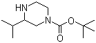 结构式 CAS# 502649-32-3, 1-叔丁氧羰基-3-异丙基哌嗪