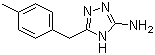 5-(4-Methylbenzyl)-4H-1,2,4-triazol-3-amine molecular structure (CAS 502685-85-0)
