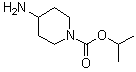 结构式 CAS# 502931-34-2, 4-氨基-1-哌啶羧酸异丙酯
