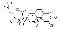 结构式 CAS# 50298-90-3, 葫芦素 IIB; 雪氮素乙