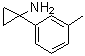 结构式 CAS# 503417-30-9, 1-(3-甲基苯基)环丙胺