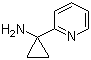 structure of CAS# 503417-37-6, 1-(Pyridin-2-yl)cyclopropanamine;2-(1-Aminocyclopropyl)pyridine