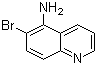 structure of CAS# 50358-39-9, 5-Amino-6-bromoquinoline;6-Bromoquinolin-5-amine