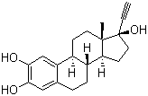 2-Hydroxyethynylestradiol molecular structure (CAS 50394-89-3)