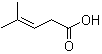 structure of CAS# 504-85-8, 4,4-Dimethyl-3-butenoic acid;4-Methyl-3-penten-1-oic acid; 4-Methyl-3-pentenoic acid; Pyroterebic acid
