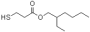 结构式 CAS# 50448-95-8, 2-乙基己基 3-巯基丙酸酯