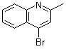 4-溴-2-甲基喹啉分子结构 (CAS 50488-44-3)