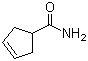 structure of CAS# 50494-42-3, Cyclopent-3-enecarboxamide