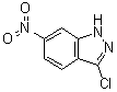 structure of CAS# 50593-68-5, 3-Chloro-6-nitro-1H-indazole;3-Chloro-6-nitroindazole; NSC 84179