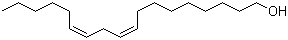 Linoleyl alcohol molecular structure (CAS 506-43-4)