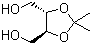 structure of CAS# 50622-09-8, (+)-2,3-O-Isopropylidene-L-threitol;(4S,5S)-4,5-Dihydroxymethyl-2,2-dimethyl dioxolane; L(+)-2,2-Dimethyl-1,3-dioxolane-4,5-dimethanol