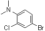 4-Bromo-2-chloro-N,N-dimethylbenzenamine molecular structure (CAS 50638-51-2)
