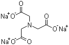 Trisodium nitrilotriacetate molecular structure (CAS 5064-31-3)