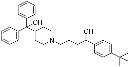 特非那定分子结构 (CAS 50679-08-8)