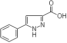 5-Phenylpyrazole-3-carboxylic acid molecular structure (CAS 5071-61-4)