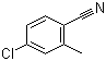 4-Chloro-2-methylbenzonitrile molecular structure (CAS 50712-68-0)