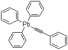 Triphenyl(phenylethynyl)lead(IV) molecular structure (CAS 5072-98-0)