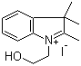 结构式 CAS# 50839-66-2, 1-(2-羟基乙基)-2,3,3-三甲基-3H-吲哚鎓碘化物