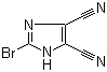 structure of CAS# 50847-09-1, 2-Bromo-4,5-dicyanoimidazole;2-Bromo-1H-imidazole-4,5-dicarbonitrile