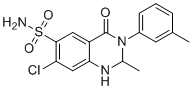structure of CAS# 50869-25-5, Metolazone EP Impurity A;m-Metolazone;7-chloro-2-methyl-3-(3-methylphenyl)-4-oxo-1,2-dihydroquinazoline-6-sulfonamide