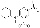 4-Cyclohexylamino-3-nitrobenzaldehyde molecular structure (CAS 509094-03-5)