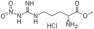 N5-[Imino(nitroamino)methyl]-D-ornithine methyl ester hydrochloride molecular structure (CAS 50912-92-0)