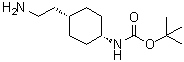 结构式 CAS# 509143-12-8, [顺式-4-(2-氨基乙基)环己基]氨基甲酸叔丁酯