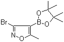 3-溴-5-甲基异噁唑-4-硼酸频哪醇酯分子结构 (CAS 509152-20-9)