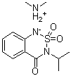 3-Isopropyl-2,1,3-benzothiadiazin-4-one 2,2-dioxide dimethylamine salt molecular structure (CAS 50930-44-4)
