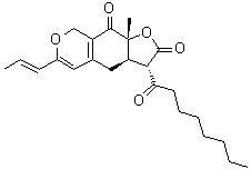 红曲黄素分子结构 (CAS 50980-32-0)