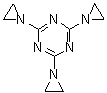 2,4,6-三(1-氮丙啶基)-1,3,5-三嗪分子结构 (CAS 51-18-3)