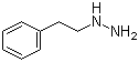 structure of CAS# 51-71-8, Phenelzine;2-Phenylethylhydrazine