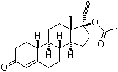 炔诺酮醋酸酯分子结构 (CAS 51-98-9)