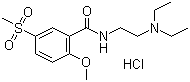 Tiapride hydrochloride molecular structure (CAS 51012-33-0)