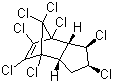 structure of CAS# 5103-71-9, cis-Chlordan;(1R,2S,3aS,4S,7R,7aS)-rel-1,2,4,5,6,7,8,8-Octachloro-2,3,3a,4,7,7a-hexahydro-4,7-methano-1H-indene