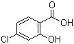 结构式 CAS# 5106-98-9, 4-氯水杨酸
