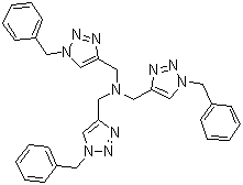 structure of CAS# 510758-28-8, Tris-(benzyltriazolylmethyl)amine;1-(1-Benzyltriazol-4-yl)-N,N-bis[(1-benzyltriazol-4-yl)methyl]methanamine; N,N,N-Tris[(1-benzyl-1H-1,2,3-triazol-4-yl)methyl]amine; TBTA