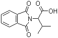 3-甲基-2-(酞酰亚胺基)丁酸分子结构 (CAS 5115-65-1)